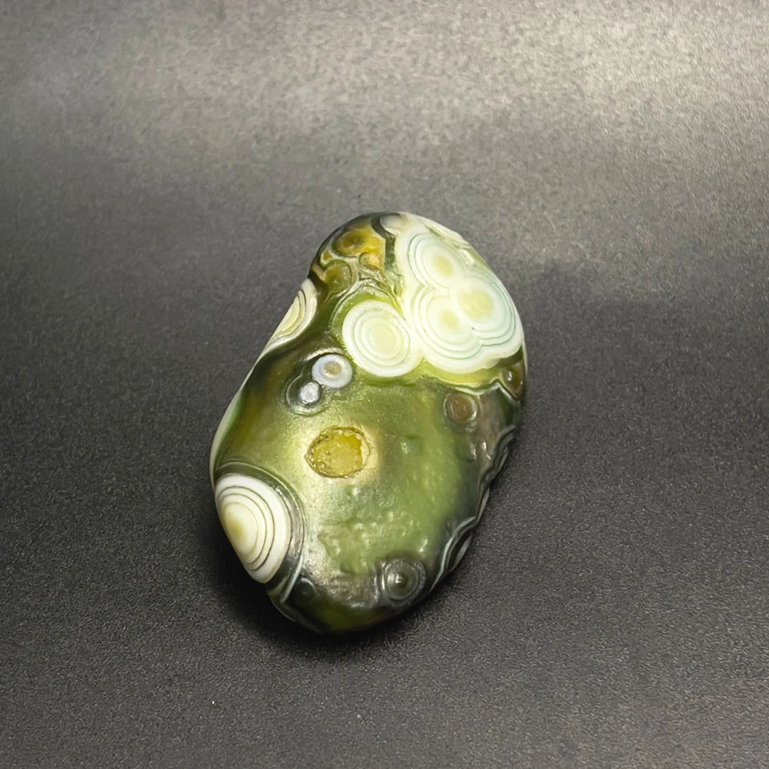 

Genuine Pure Natural Agate Stone Colorful Flower Wishing Agate Beads For DIY Jewelry Making Necklace Gemstones Home Decor