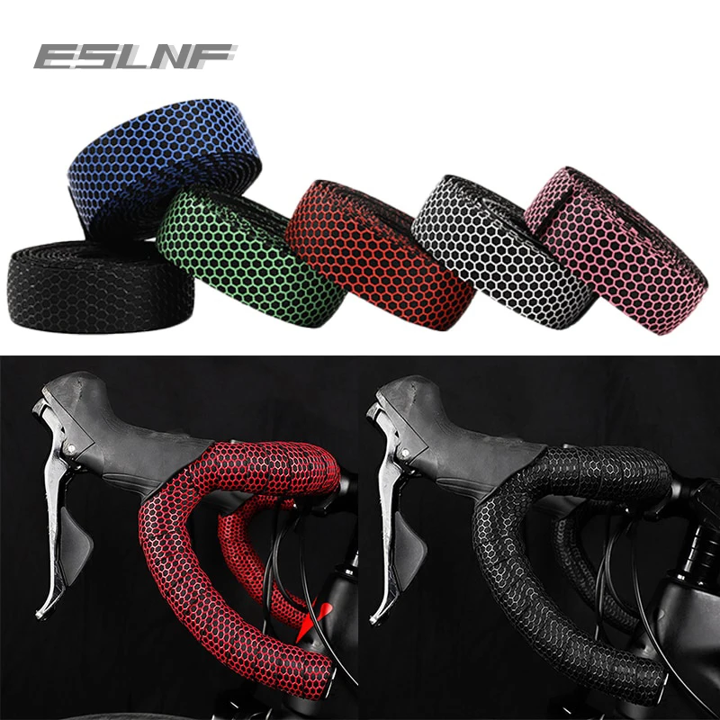 Bike Handlebar Tape EVA Cushioned Comfort Strap PU Cycling Damping Anti-Vibration Wrap Accessories