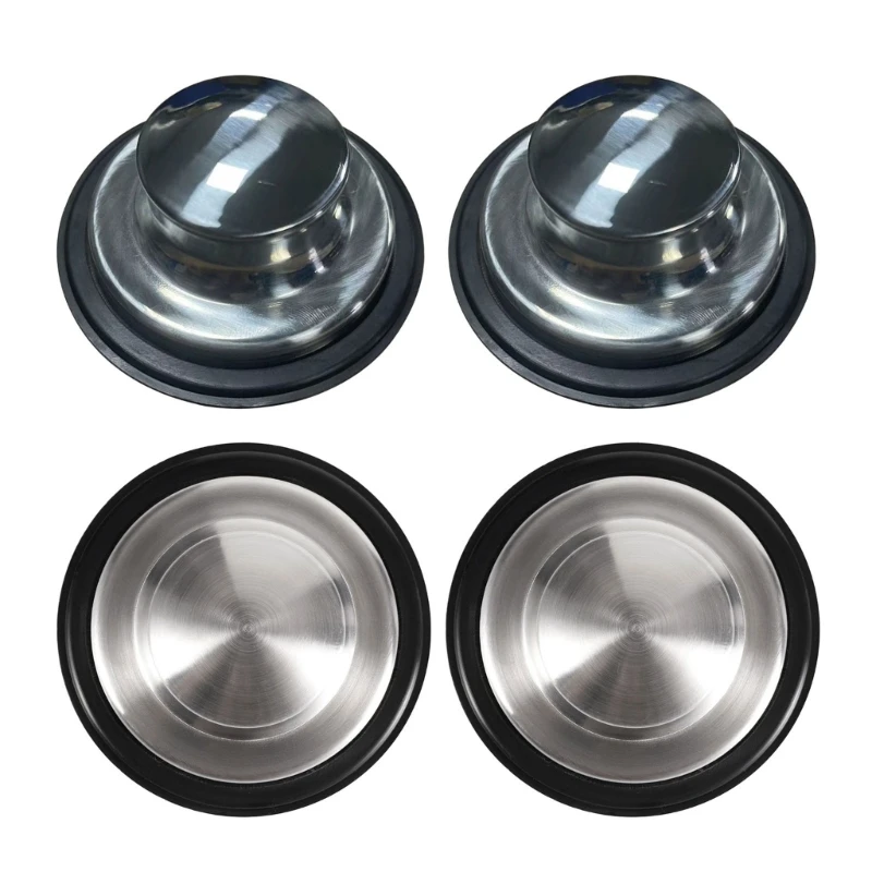 2pcs Garbage Disposal Stopper Sink Drain Plug Stainless Steel Sink Drain Cover