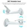 3162-b46449.jpg Projector Wall Mount Angle Adjustable Projector Wall Mount Bracket for Mini Projector Wall Hanger with Max Load 3.3 lbs Max