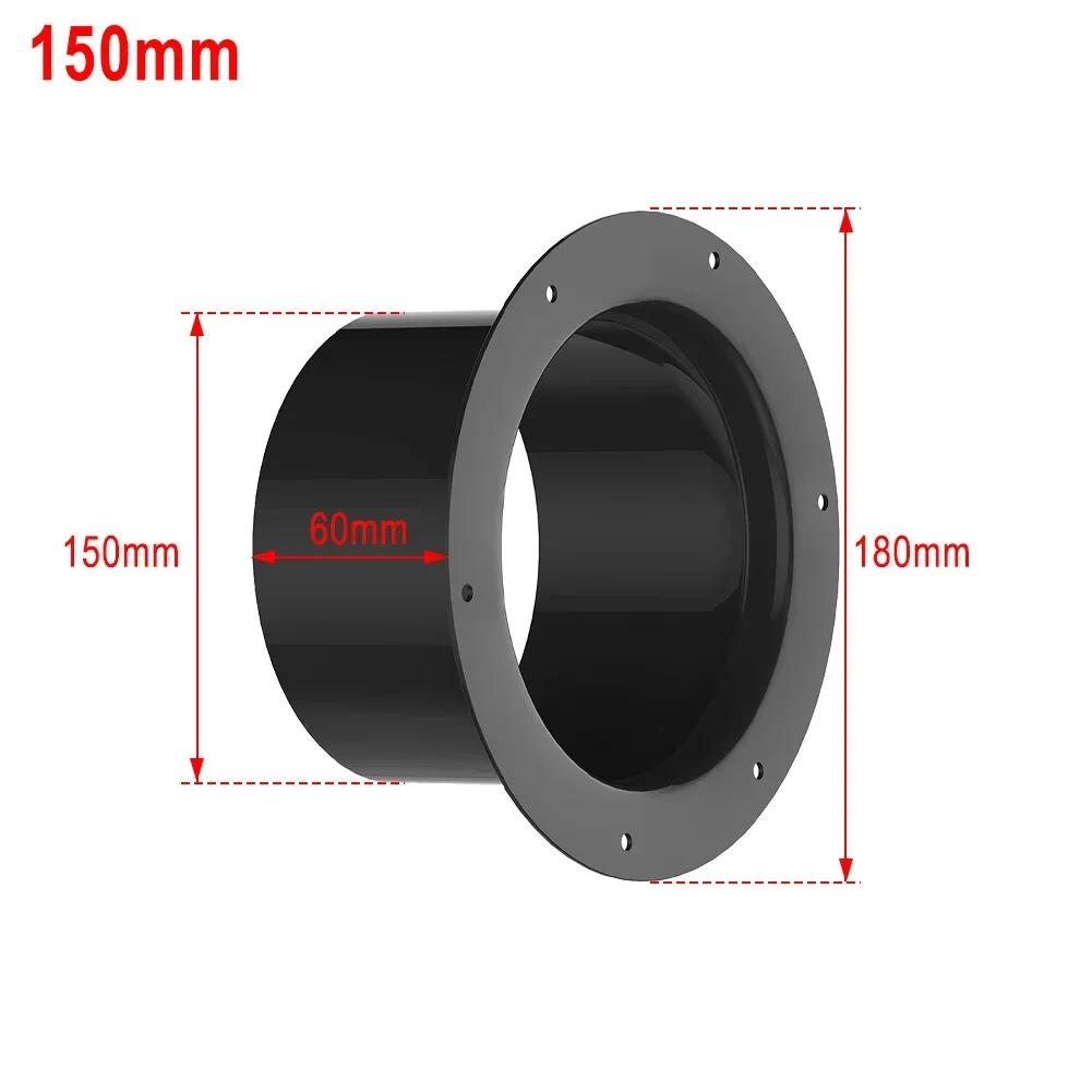 Vent Pipe Adapter Duct Joint Round Joint 100mm/125mm/150mm Exhaust Pipe Connector For Exhaust Fans Ventilators Flexible Exhaust Pipe