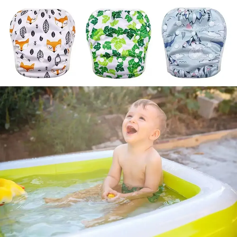 

20Pc Reusable Waterproof Adjustable Baby Swim Cloth Diaper Swimming Pool Learning Gift for Baby Boy Girl