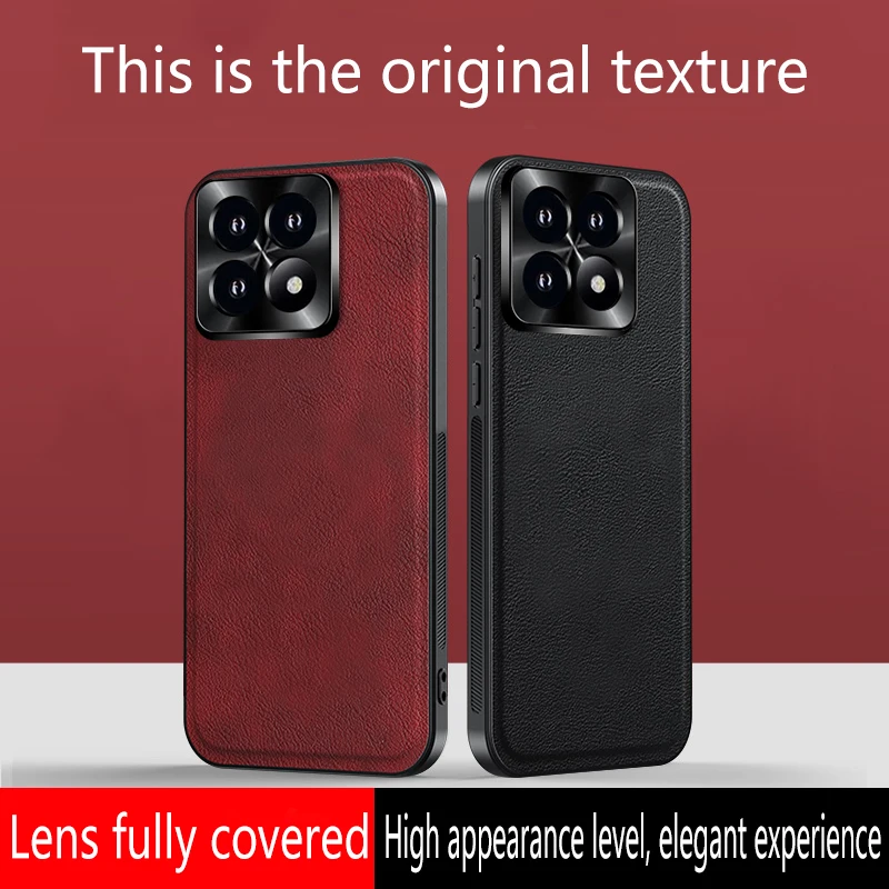 Shockproof Retro Leather Matte Slim Camera Protection Phone Cover