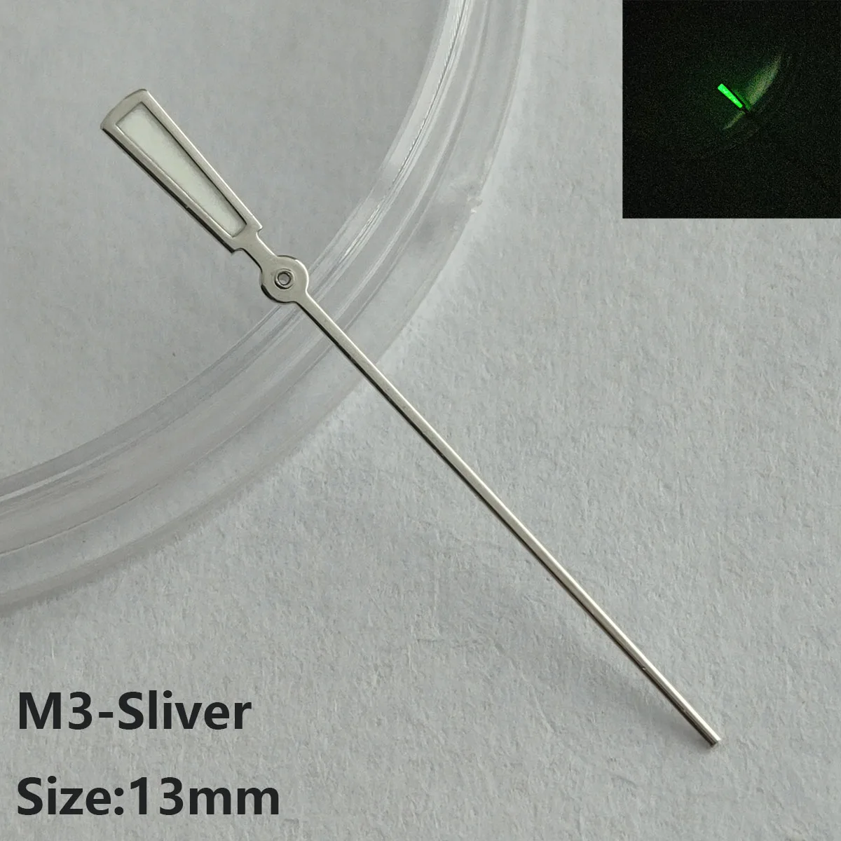 13mm 시계 바늘 nh35 nh36 손 녹색 야광 포인트 시계 액세서리 교체 부품, 시계 중고 무브먼트 포인터