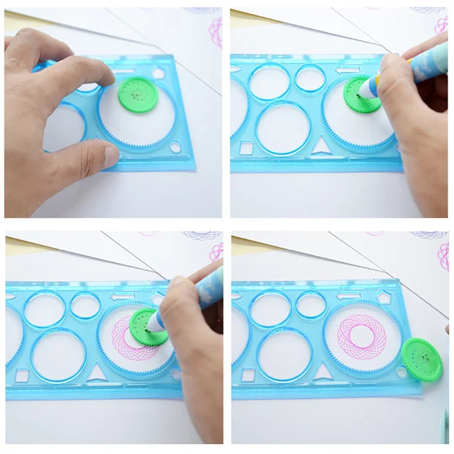 Spirograph Drawing Stencil Set 2