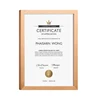 A4/A3 acrylic of Clear Wall Mount Document Photo Frames Advertising Poster Paper Holder Board Display of certificates, documents 5