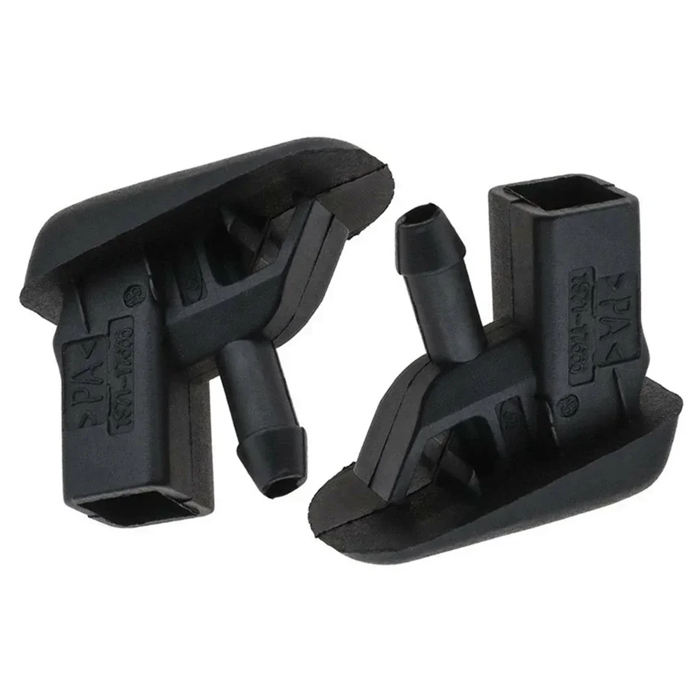 2pcs Black Plastic Car Windscreen Washer Jet Spray Nozzles Fit For Jaguar X-Type 2001-2010 C2S 16868 Car Accessories front wiper washer nozzle