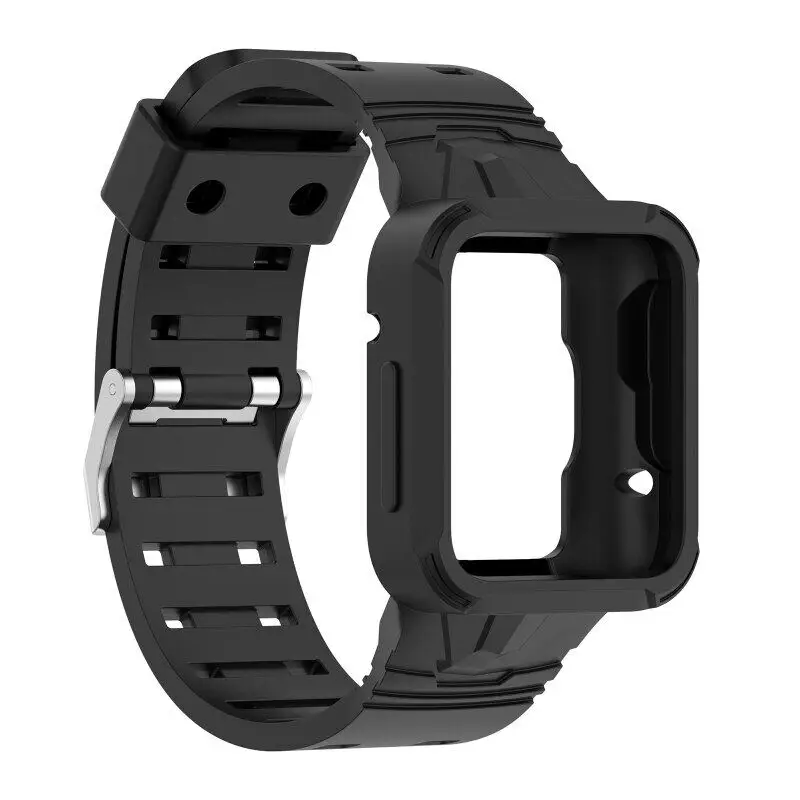 Correa de repuesto compatible con Redmi Watch 3/3 Lite/3 Active, correa de  silicona para reloj de pulsera, suave y duradera (negro)