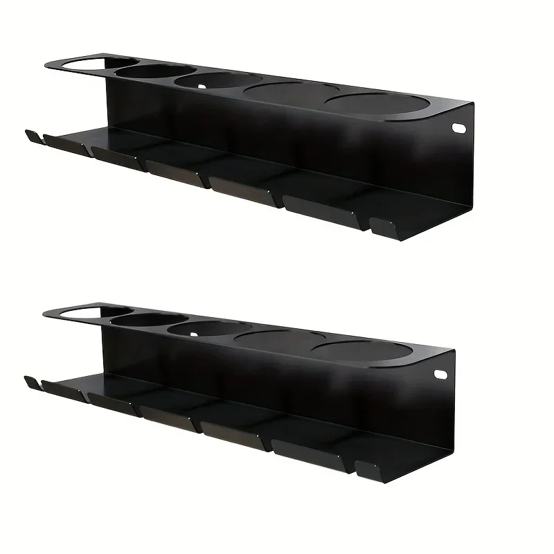 Pneumatic Tool Holder Aerosol Rack Combo Wall Mounted Metal Spray Can Bottle Holder Air Tool Organizer Rack For Garages