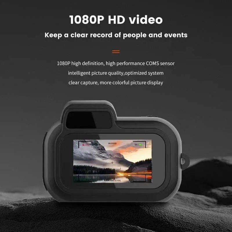 Shiyamcine Digital Camera 1080p HD Video Camera with 0.96 Inches Screen For Travel Gifts Children Video Recorder Support TF Card