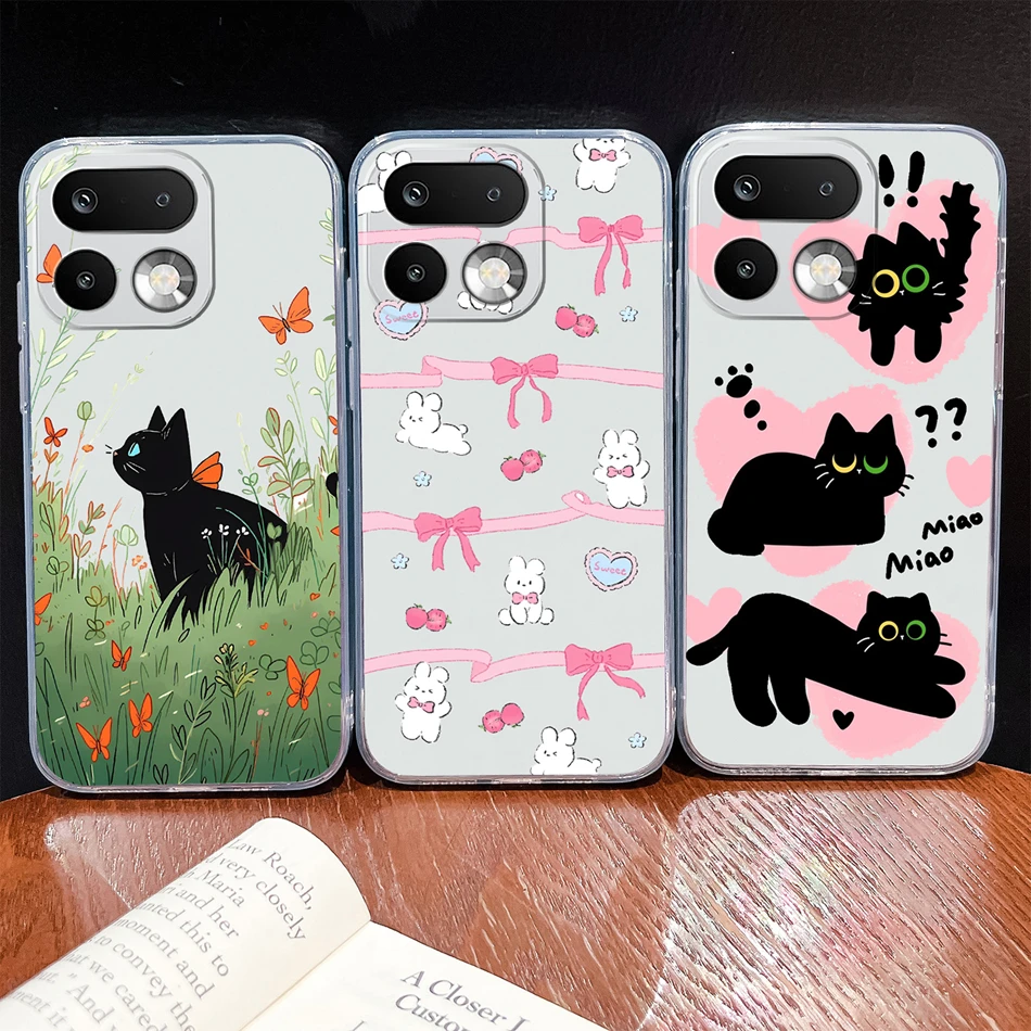 Stylish Soft Slim TPU Clear Silicone Phone Case - Lightweight Protective Cover