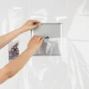 Minghe Shower Curtain with Pockets,Clear Shower Curtain Vinyl 6 G,Plastic Shower Curtain 72 x 72 inches 3