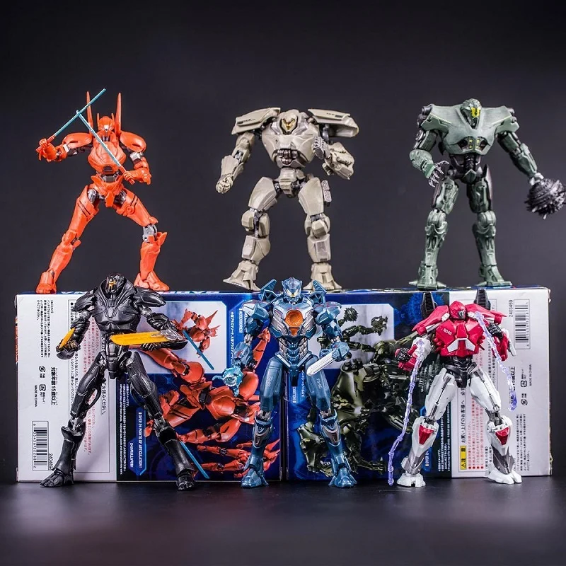 Bandai Pacific Rim 2 Action Figure Iron Phoenix Saber Athena Revenge Wanderer Fury Obsidian Anime Model Ornament Toys Gifts