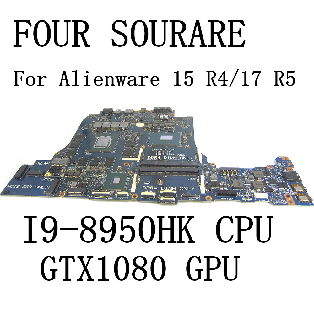 For Dell Alienware 15 R4 17 R5 Laptop Motherboard with I9-8950HK