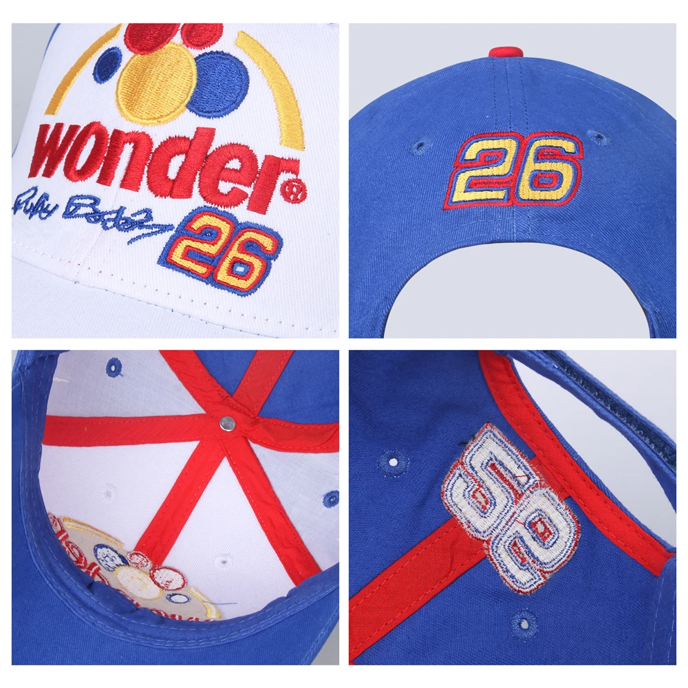 1pcs Talladega Nights Baseball Hat Unisex Ricky Bobby 26 Embroidery Cap the Ballad of Ricky Bobby Cosplay Racing Hats Fit Most