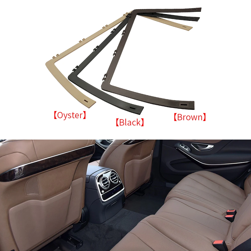 메르세데스 벤츠 S 클래스 S320, S350, S400, 2014-2020, 자동차 앞 좌석 뒷면 포켓 패널 커버, 시트 보관 포켓 브래킷