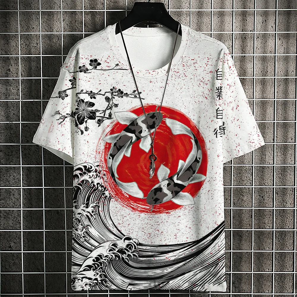 Men's 3D Print O-Neck Short Sleeve T Shirt Oversized Tees