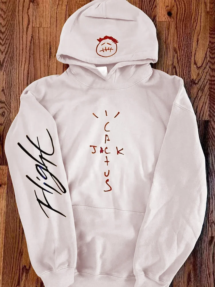 Awesome Rapper Cactus Jack Swag Hip Hop Hoodies Oversized Harajuku Print Hooded Sweatshirts Quality Men Women Fashion Streetwear