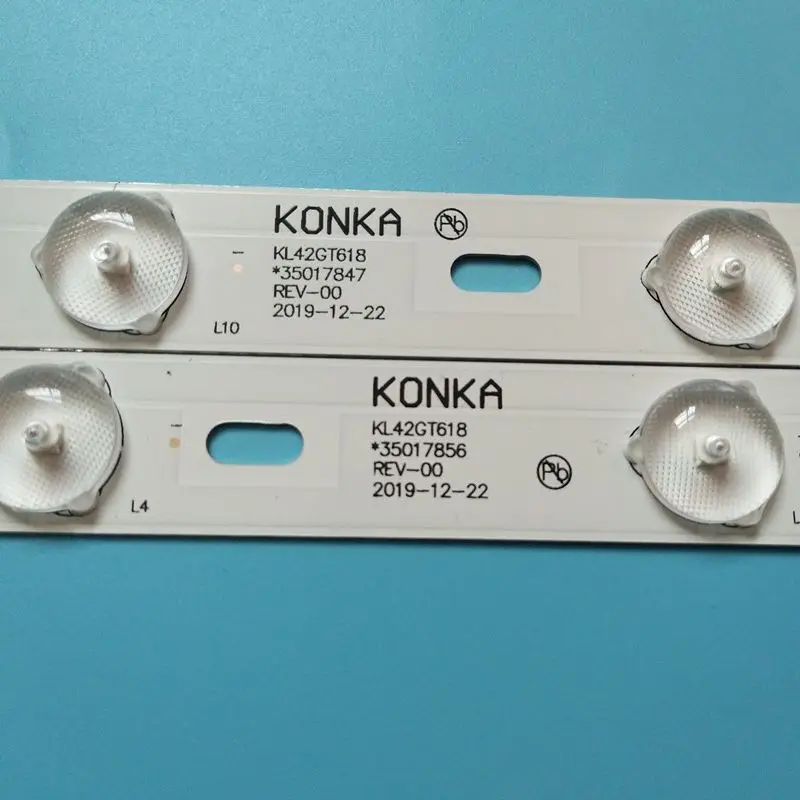 Kit Led Backlight Strip Mais Lâmpada para Supra Stv-lc42t410fl Dns K42a619 Konka 42 tv Kl42gt618 35017849 35017855 35017848 Novo Peças - Imagem 5