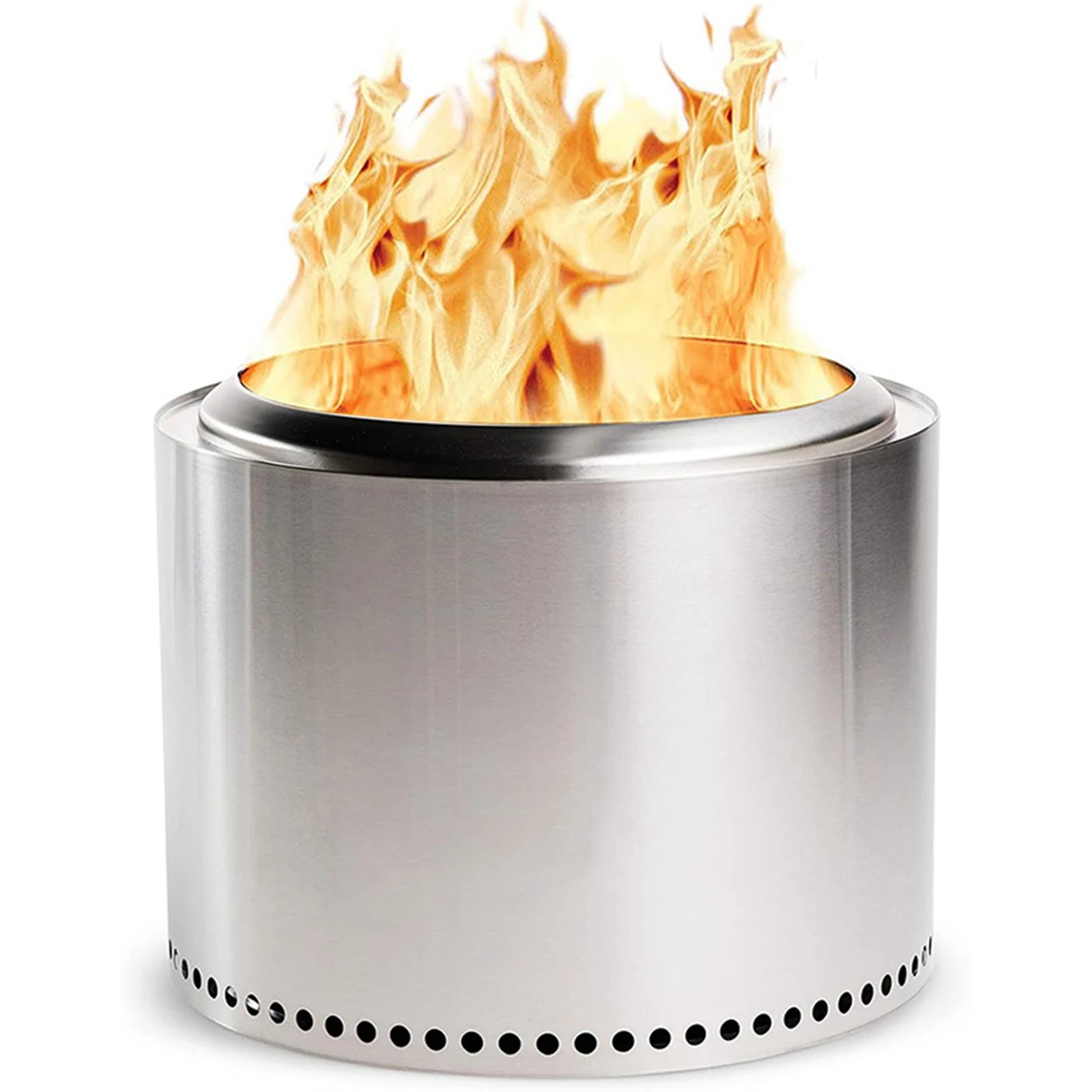 Quality Stainless Steel Portable Smokeless Brazier With Bottom Stand Fire Pit Outdoor 화롯대