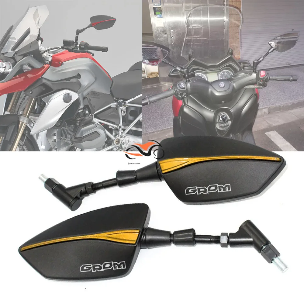 

For Honda MSX125 Grom MSX 125 2013-2022 2021 2020 Motorcycle Adjustabale Side Rearview Mirrors Universal Rearview