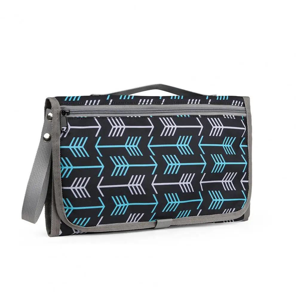 Diaper Bag Changing Pad with Storage Pockets Travel Diaper Bag with Foldable Changing Pad for Baby for On-the-go Stroller