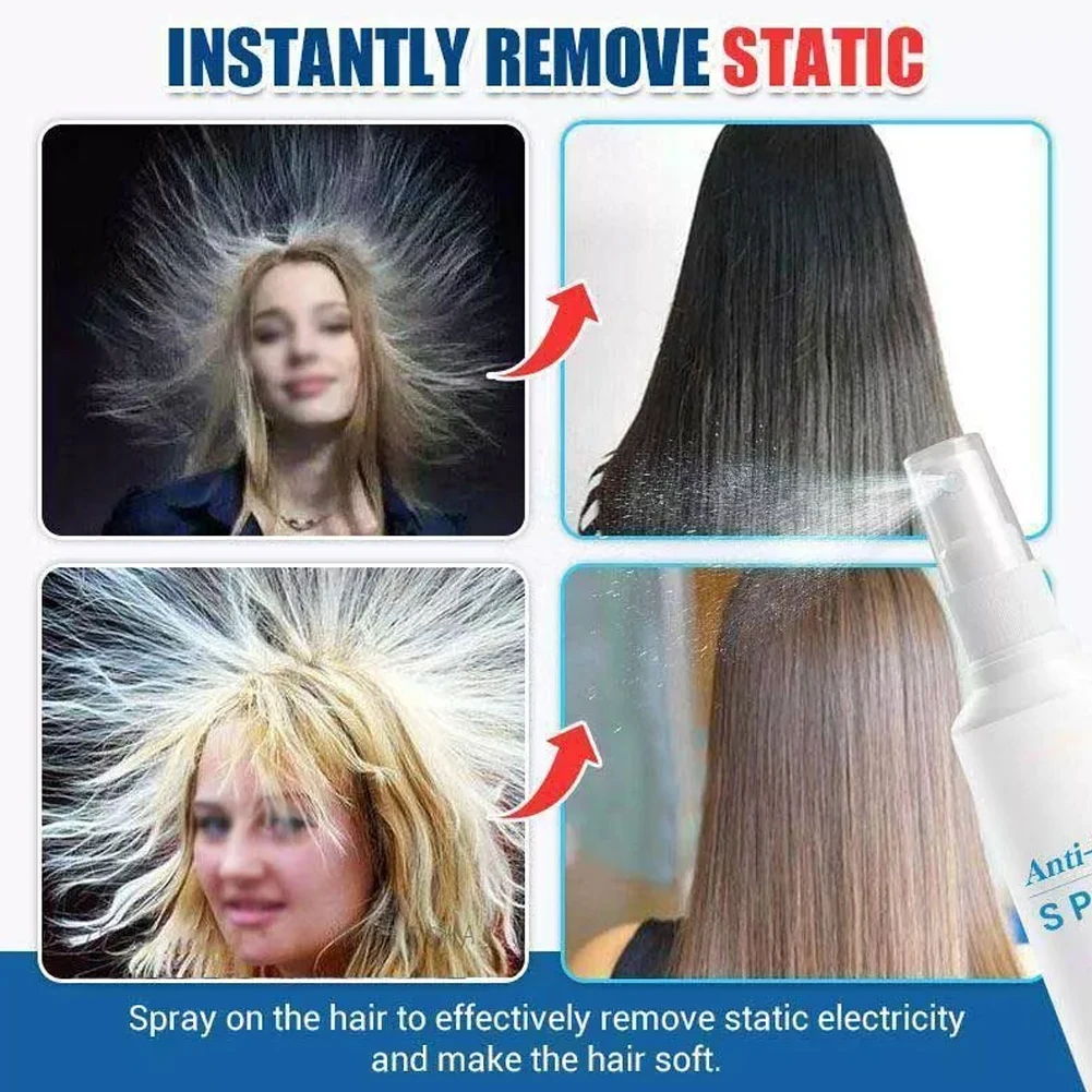 Anti Static Spray 3/5pcs 100g Clothes Static Cling Remover Home Wrinkle/Static Remover Hair Clothing