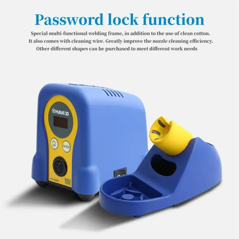 HAKKO 100% FX-888D Electronics Soldering Station 220V Professional ESD Welding Tin Equipment PCB Mobile Phone Repair Tools 5