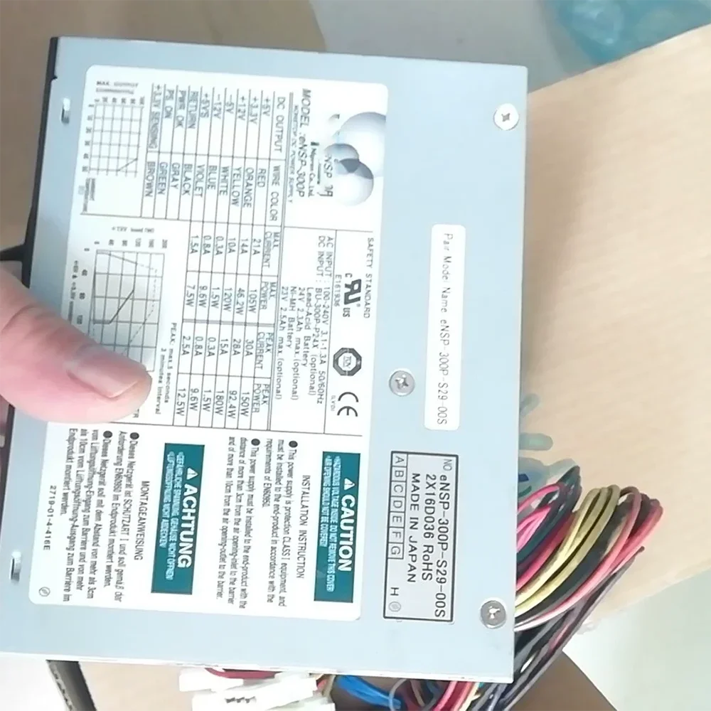 ENSP-300P 300W eNSP-300P-S29-00S Medical Power Supply Works Perfectly 2 ENSP 300P 300W eNSP 300P S29 00S Medical Power Supply Works Perfectly