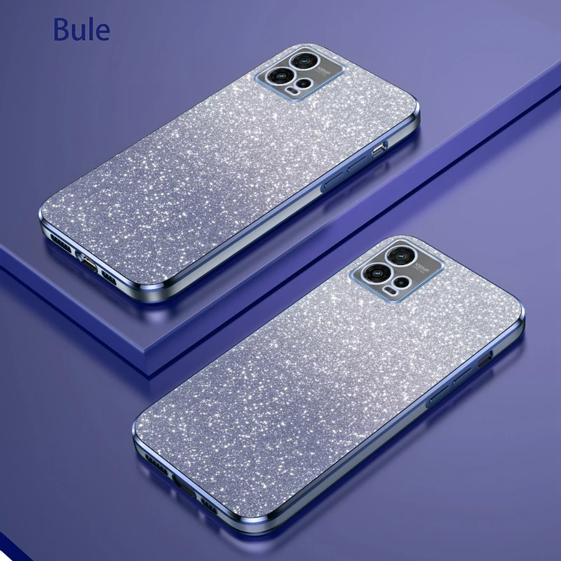 Luxury Electroplated Glitter Clear Soft TPU Phone Case - Protective Back Cover