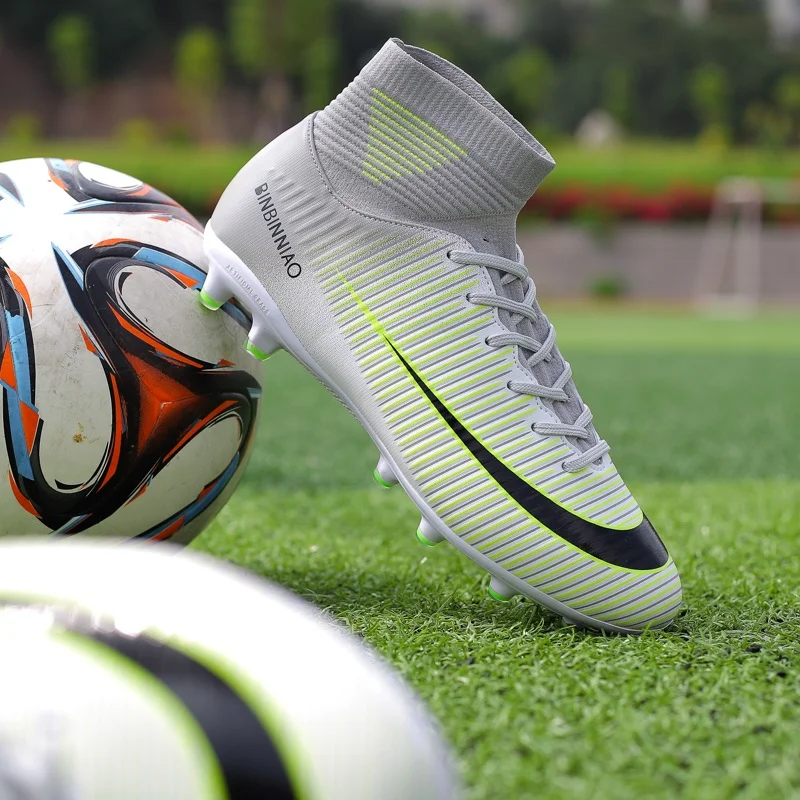 

2023New Youth Football Shoes Men Soccer Shoes Outdoor Grass Sneakers Size 35-45