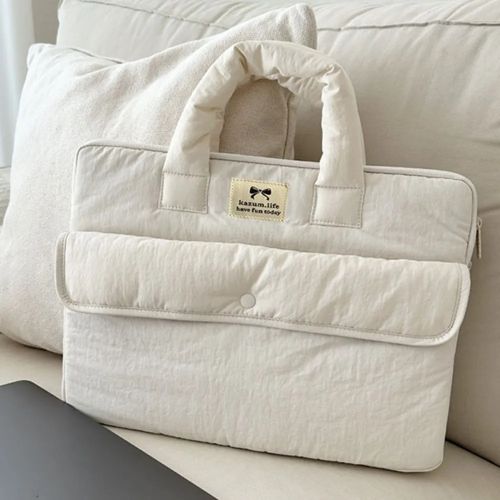 Borsa da viaggio Borse per laptop portatili da 15,6 pollici con manico Custodia per laptop leggera Borsa da donna con doppia cerniera per notebook in cartone animato - immagine 3