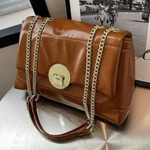 

High-quality Ladies Rhombic Chain Messenger Bag 2021 New Female Bag Retro All-match Shoulder Bag Fashion Trendy Small Square Bag