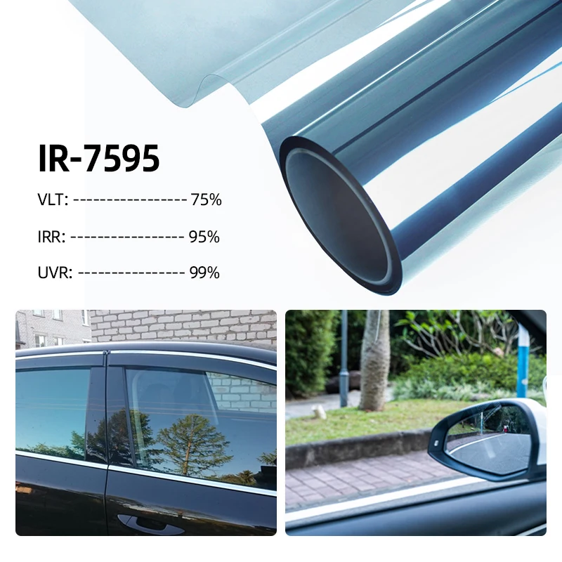 90X152cm Nano Ceramic Film Windscreen Heat Insulation Explosion Proof Protection Car Glass Tint Sun Solar Sticker Window Foils