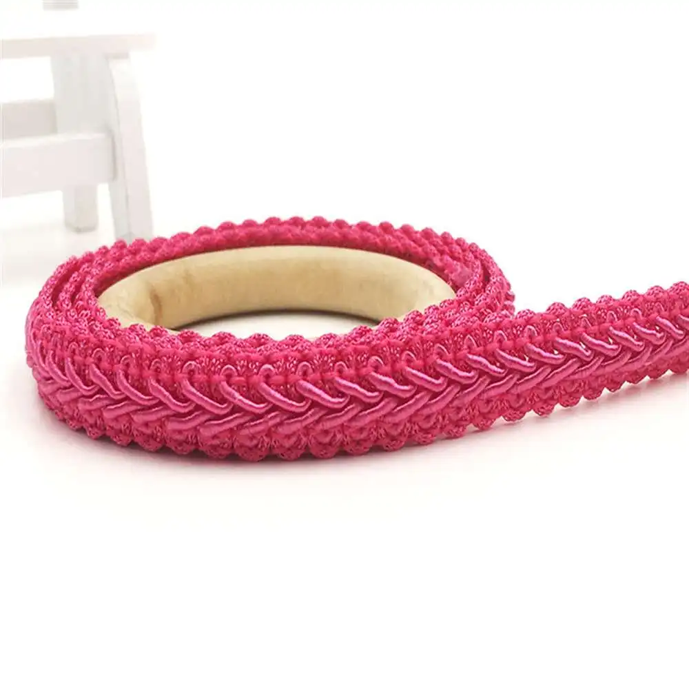 Lace Ribbon Lace Garment Accessories Lace Sewing Supplies Lace Decoration Lace Accessories Lace Sewing Accessories Clothing Accessories 1.2cm Lace Trimming Ribbon Polyester Centipede Braided Lace Sewing Clothes Accessories Curve DIY Craft Wedding Decor