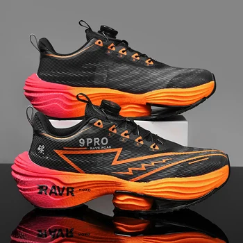 2025 New Men's Running Shoes Cushioning Carbon Plate Racing Marathon Athletic Shoes Comfortable Non-slip Sports Tennis Shoes 1