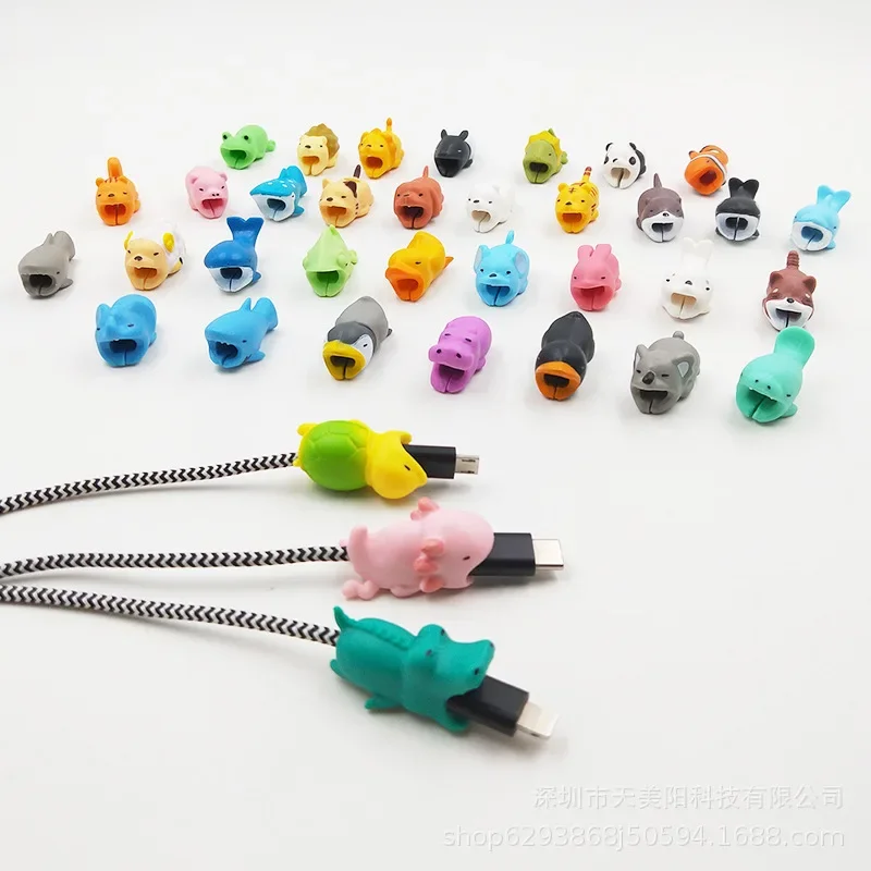 Charger Cable Protector Organizer Earphone Cable Protector Animal