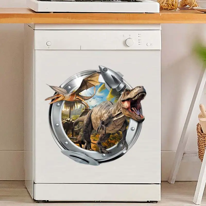 Sea life Shark Animal Fish Submarine Window Wall Stickers Bathroom Toilet Decor Living Room Cabinet Refrigerator Home Decoration wall stickers wall sticker