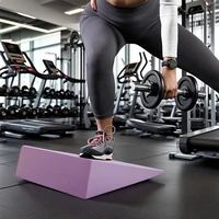 Squat Wedge Block Slant Board Multi-Functional Calf Raise Block Adjustable Foot and Calf Stretching Incline Wedge for Home Gym
