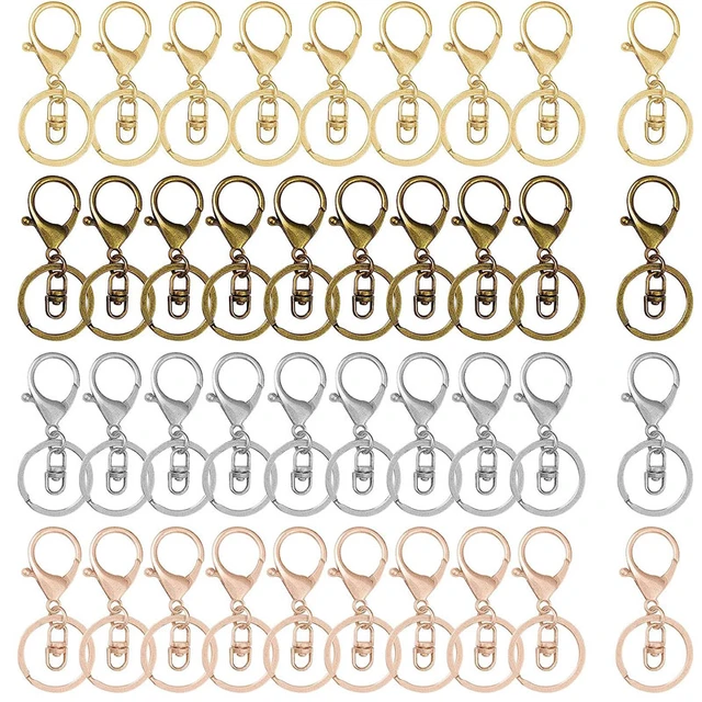 10pcs Swivel Clasps Lanyard Snap Hooks Multicolor Key Chain Clip Hooks Lobster  Claw Clasps for Keychains Jewelry DIY Crafts - AliExpress