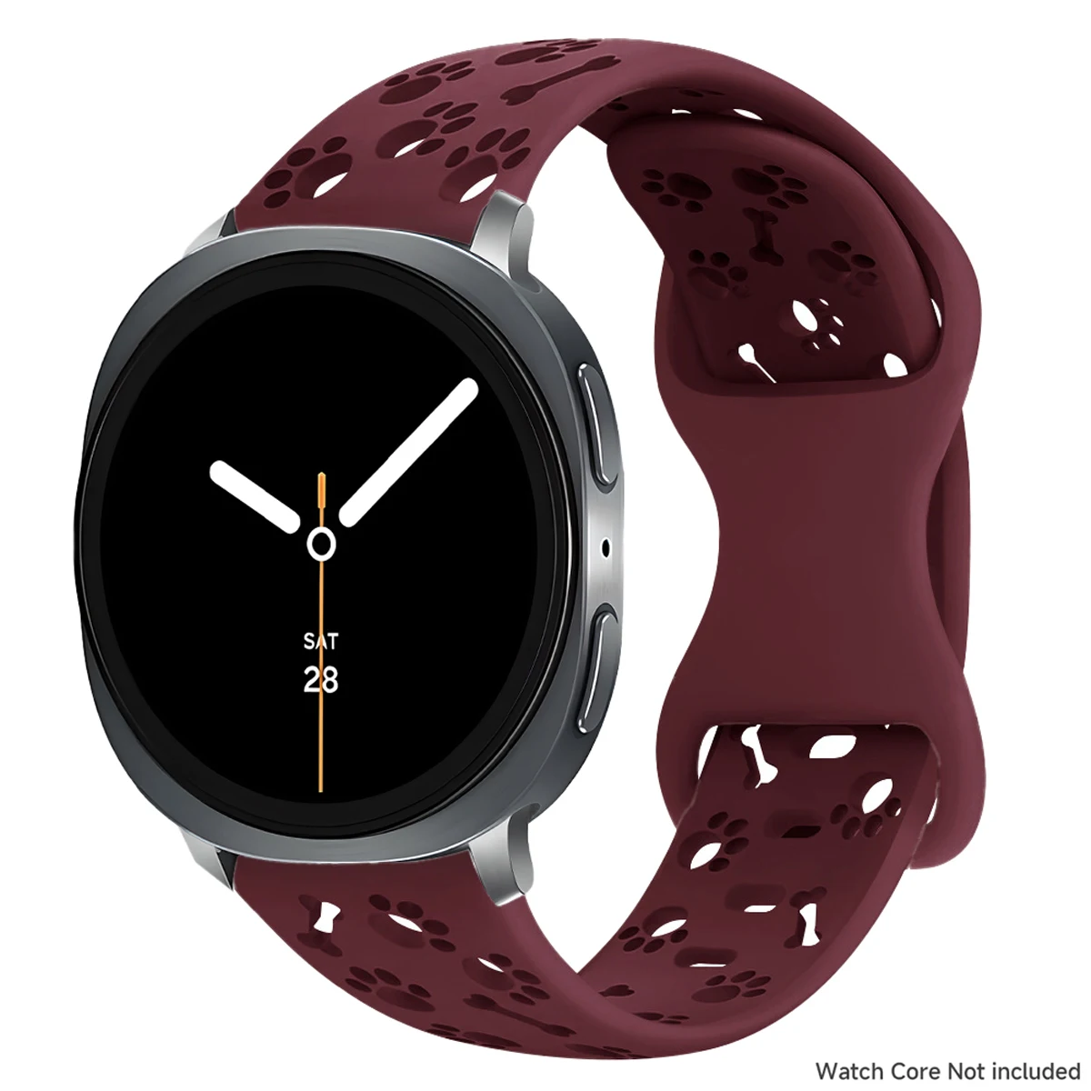 Sport Silicone Band for Galaxy Watch - No Gaps Design, 44mm/40mm & 46mm