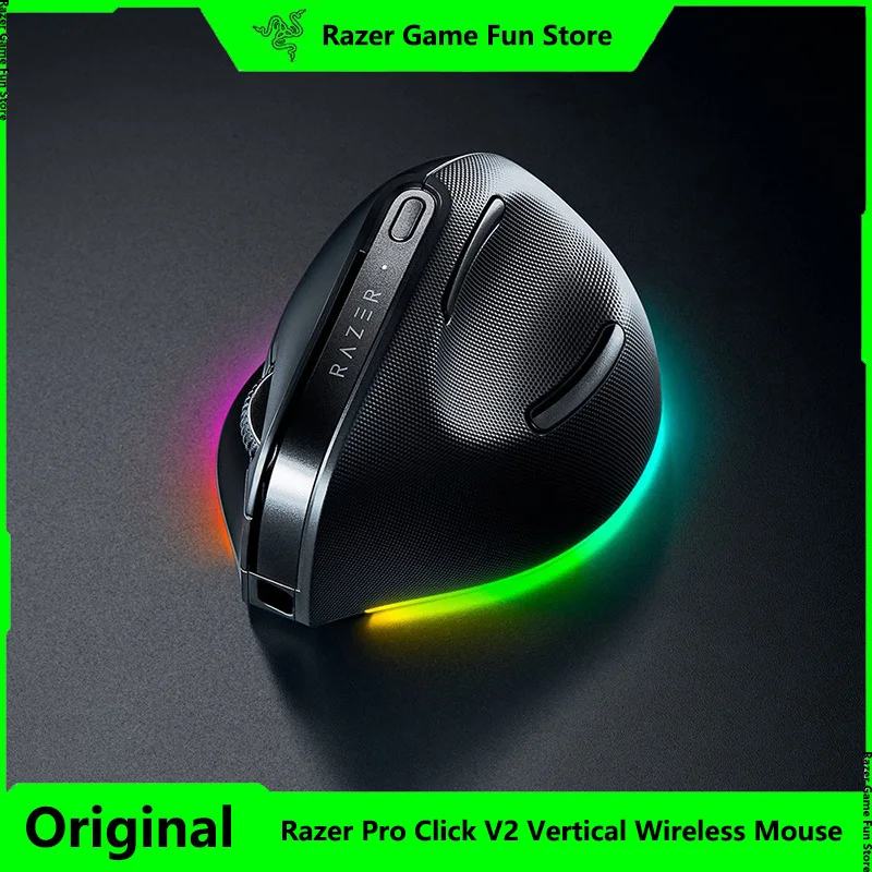 Razer Pro Click V2 Mouse sem fio ergonômico vertical -AI Prompt