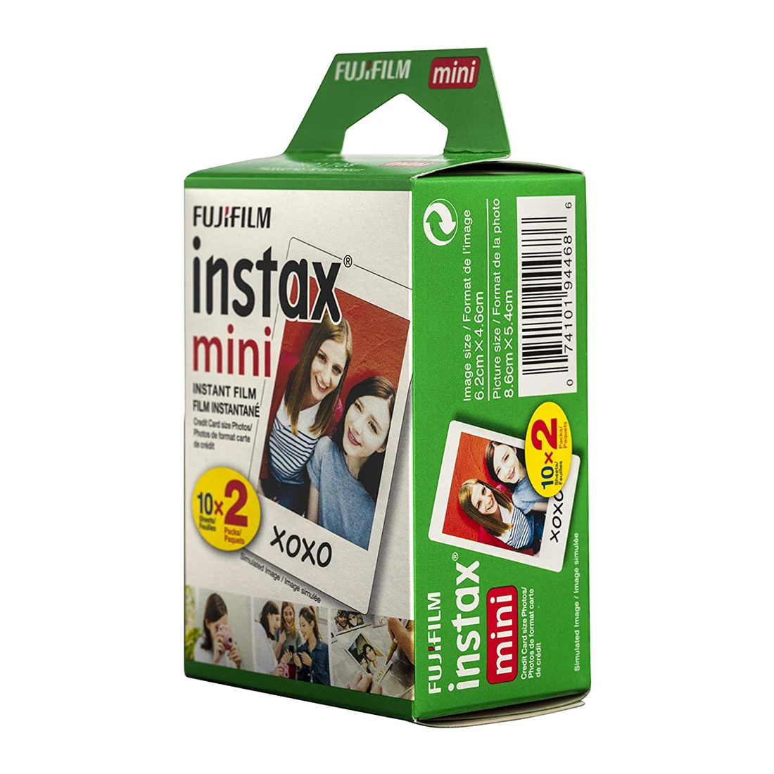  Fujifilm Instax Mini Instant Film Twin Pack (White