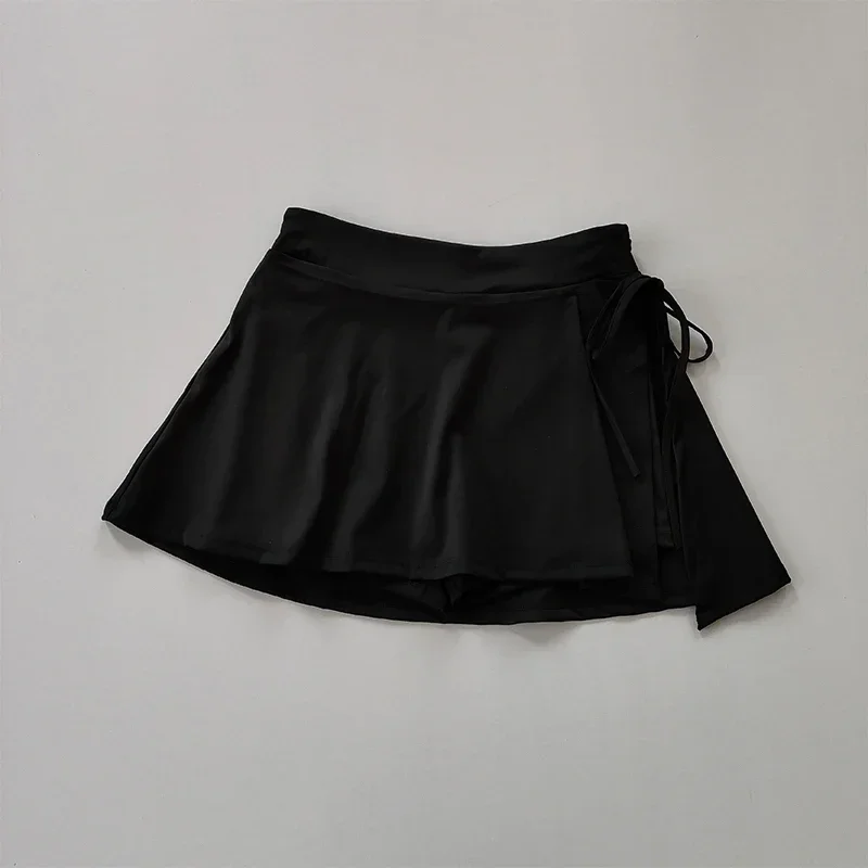 Summer Women's Skirts Fashion Sexy Mini Elastic Pleated Sun Skirts For School Girl Uniform Korean Black High Waist Tennis Skirts