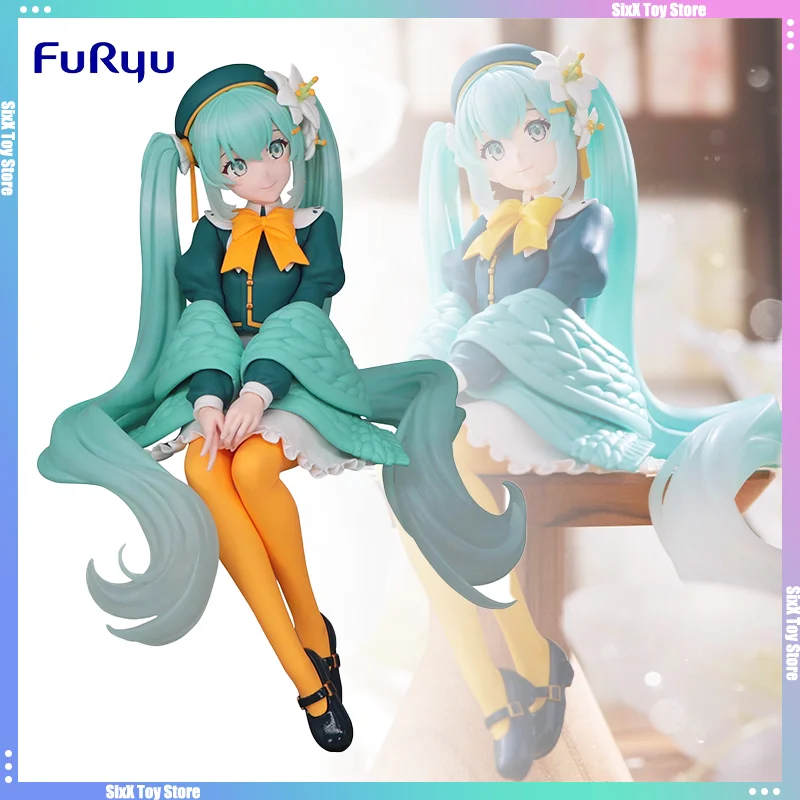 Фигурки-furyu-hatsune-miku-фигурки-вокалоидов-цветок-фея-лилия-лапша-стопер-ПВХ-Коллекционная-статуэтка-статуэтка-игрушки-подарки