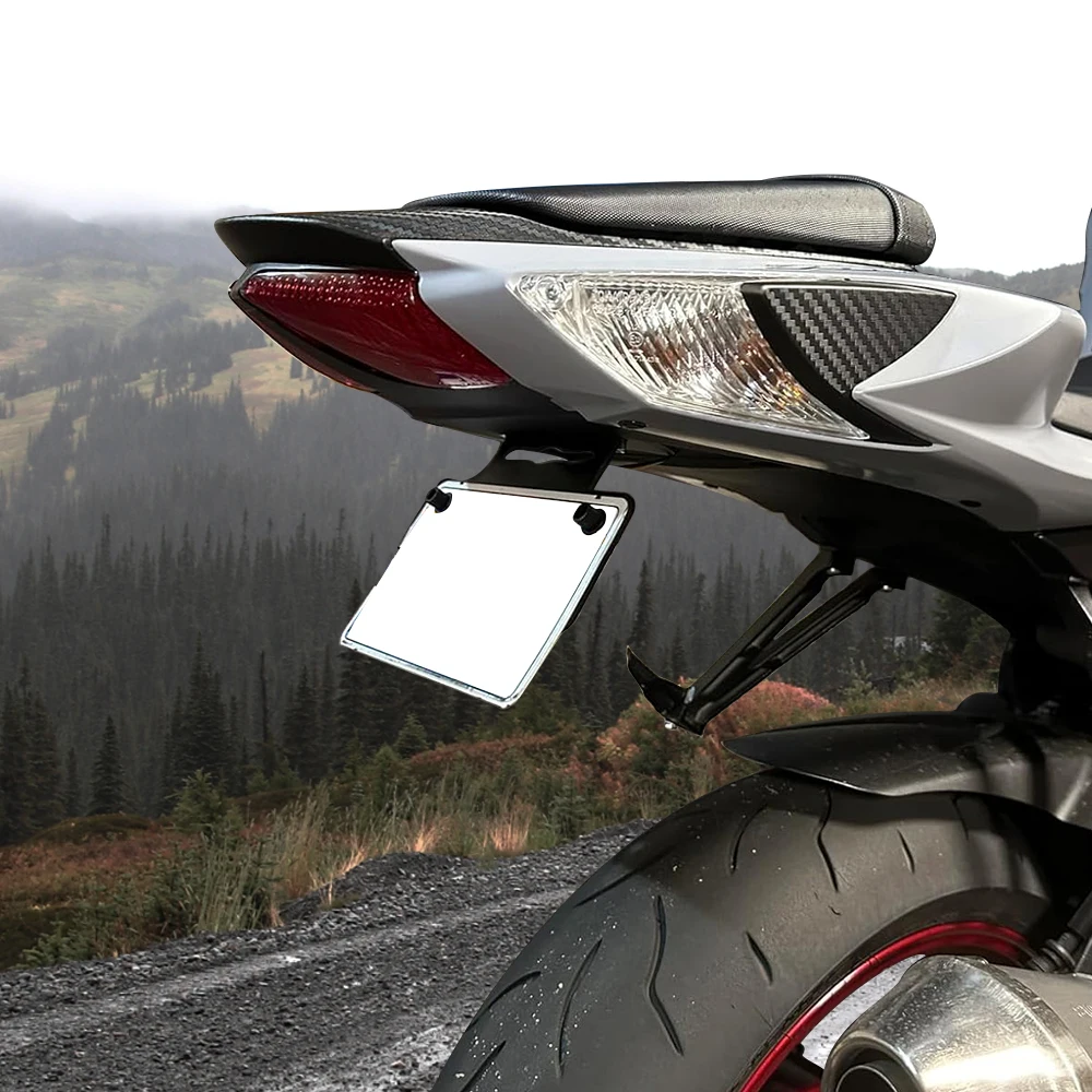 SUZUKI GSXR600 GSXR 750 2011-2023 2024 2025 오토바이 등록 플레이트 홀더 브래킷 리어 테일 깔끔한 펜더 제거기