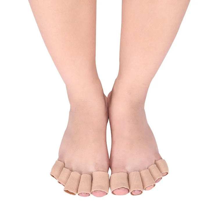 1Pc Silicone Toe Cover Gel Protector Pad Cut Fabric Toe Separator Finger Gel Tube Pain Relief