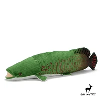 Giant Arapaima Gigas High Fidelity Anime Cute Pirarucu Plushie Fish Plush Toys Lifelike Animals Simulation Stuffed Doll Toy Gift 1