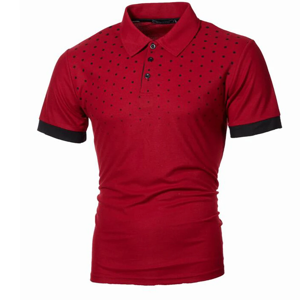 Mens Casual Summer Short Sleeve Patchwork T Shirt