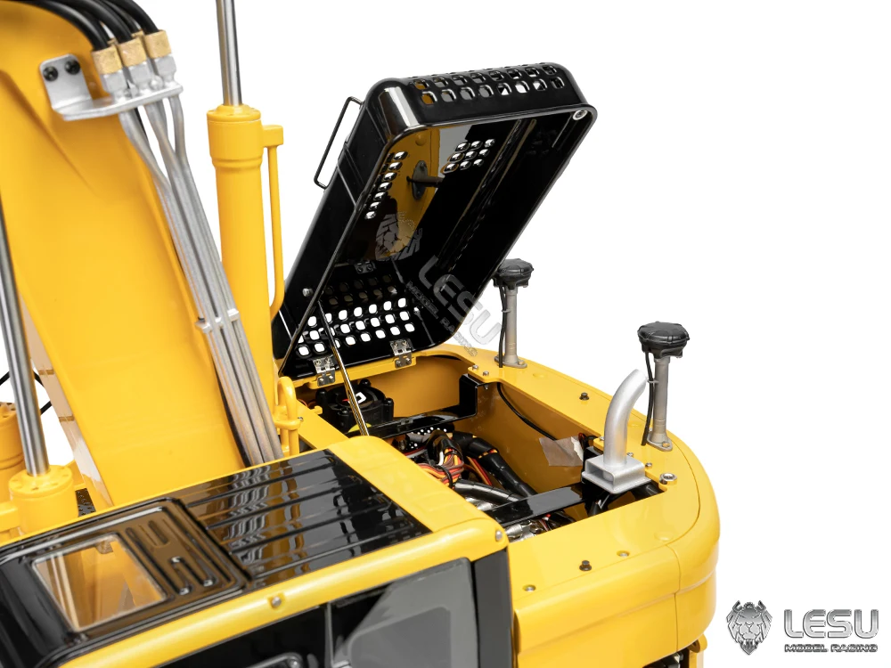 Model ciężkiej maszyny LESU1/14 Aoue-ET26L trójramienny mały krótki pas ogonowy łopata przednia koparka gąsienicowa RC